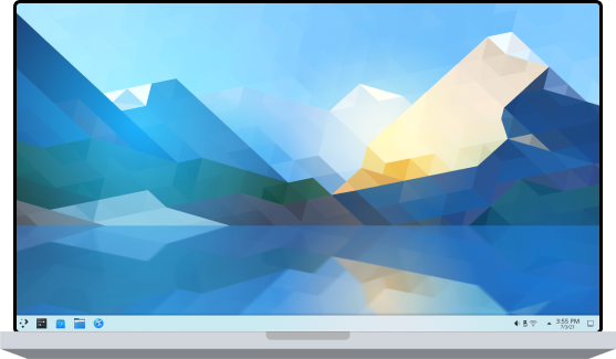 KDE Desktop Pure Preview
